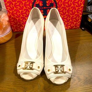 Tory Burch cork wedge
